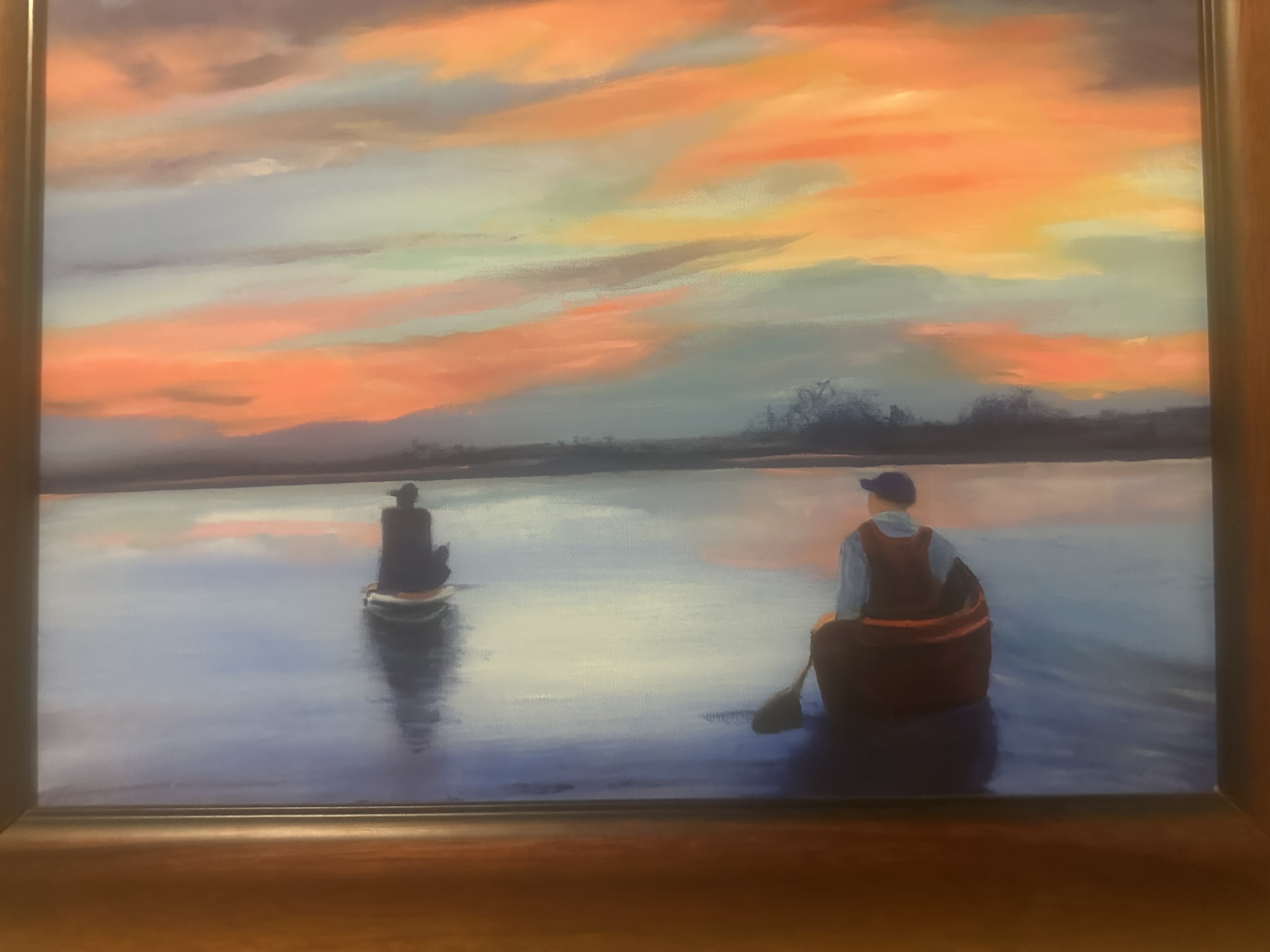 Canoe at Sunset